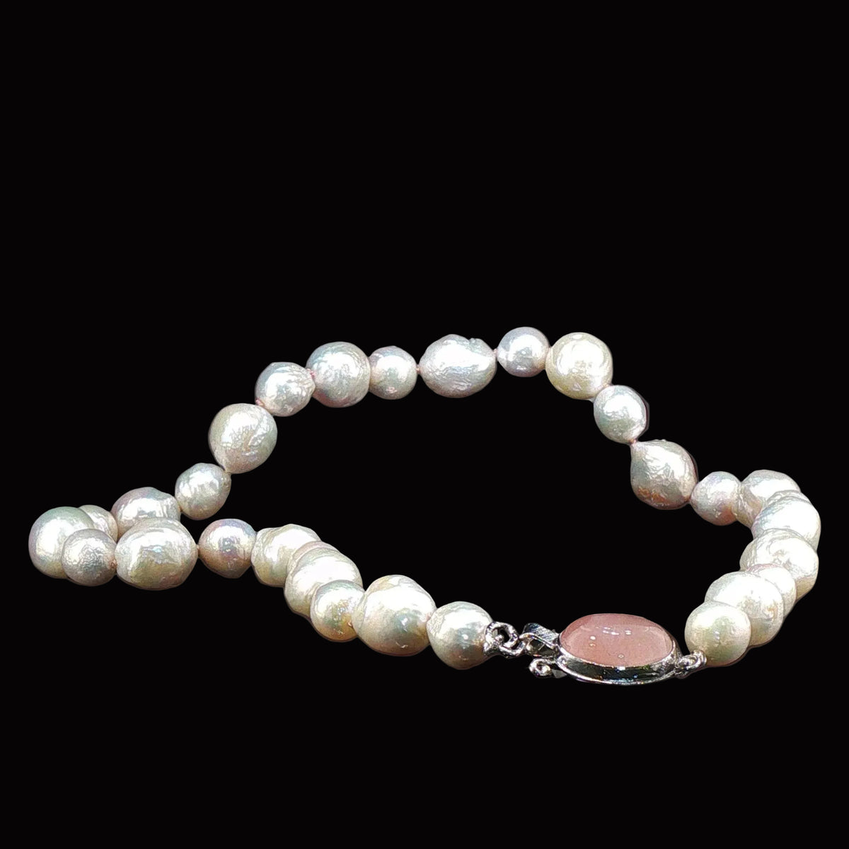 Fantastical Kasumi-Style Ripple Pearl Necklace