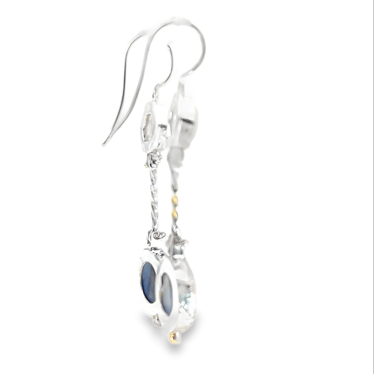 Moonstruck Blue Dangle Earrings
