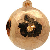 Hammered Golden Disc Earrings