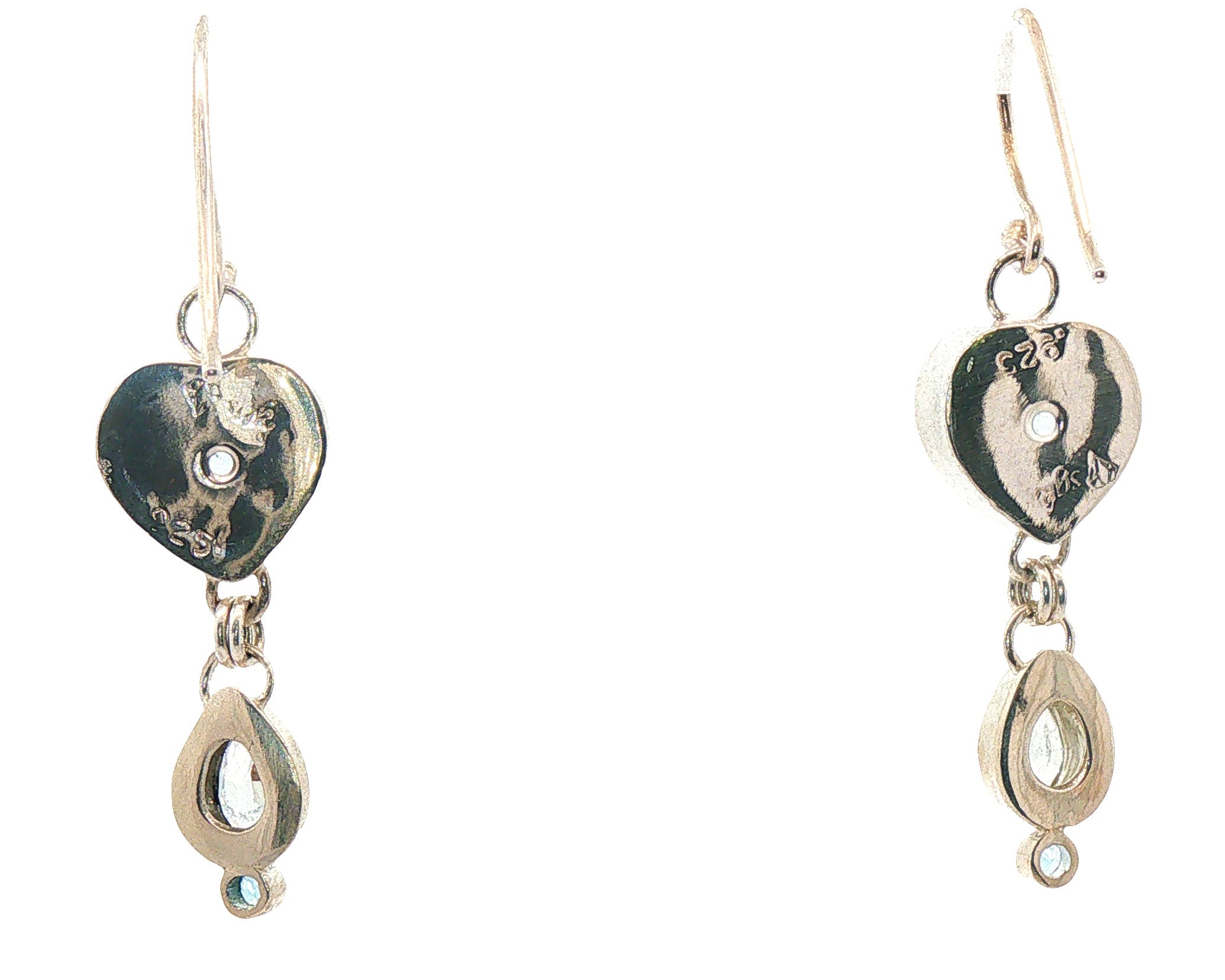 Heart's Desire Aquamarine Earrings