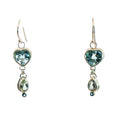 Heart's Desire Aquamarine Earrings