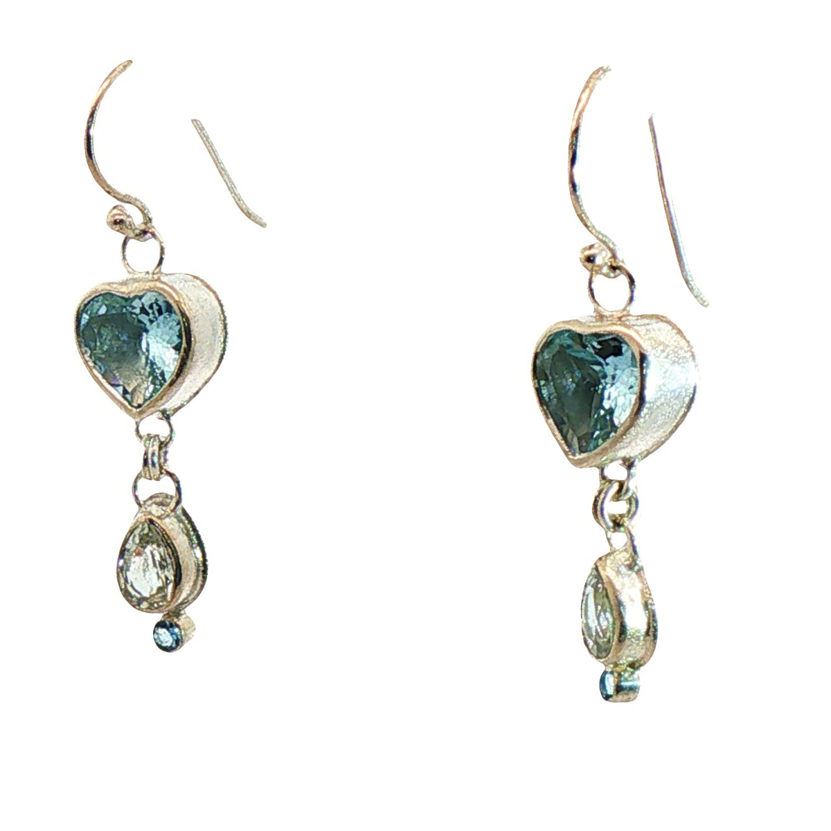 Heart's Desire Aquamarine Earrings