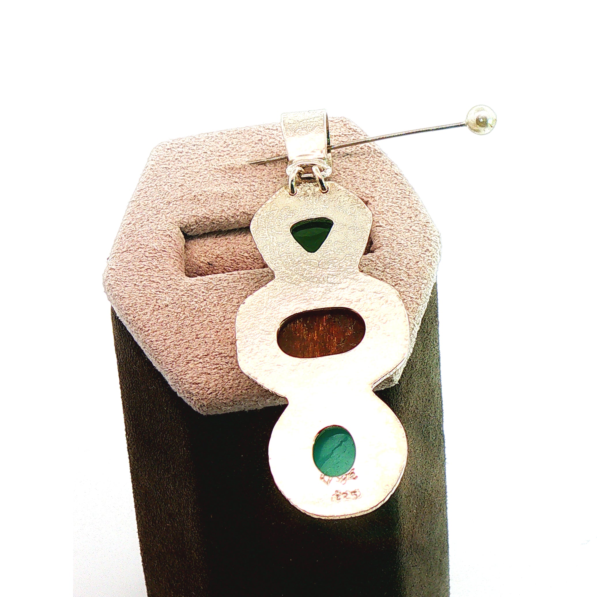 Earthy Yungai Turquoise Pendant Necklace