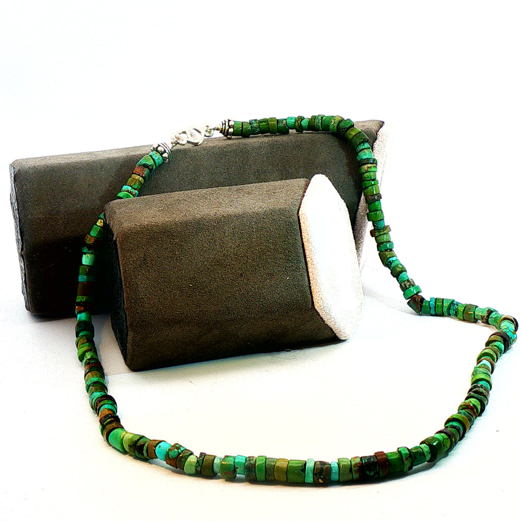 Earthy Yungai Turquoise Pendant Necklace
