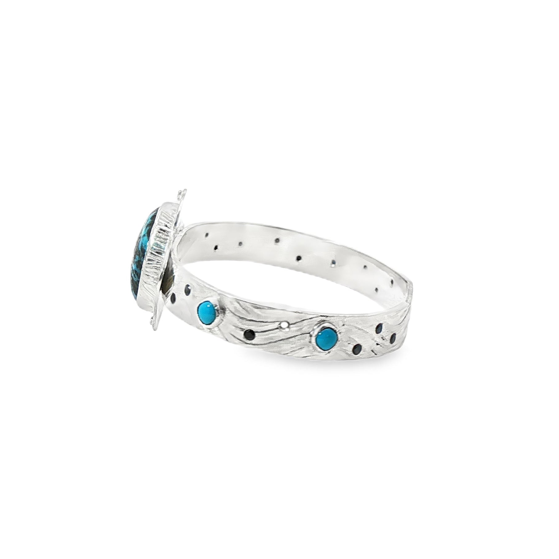 Yungai Turquoise Sterling Silver Cuff