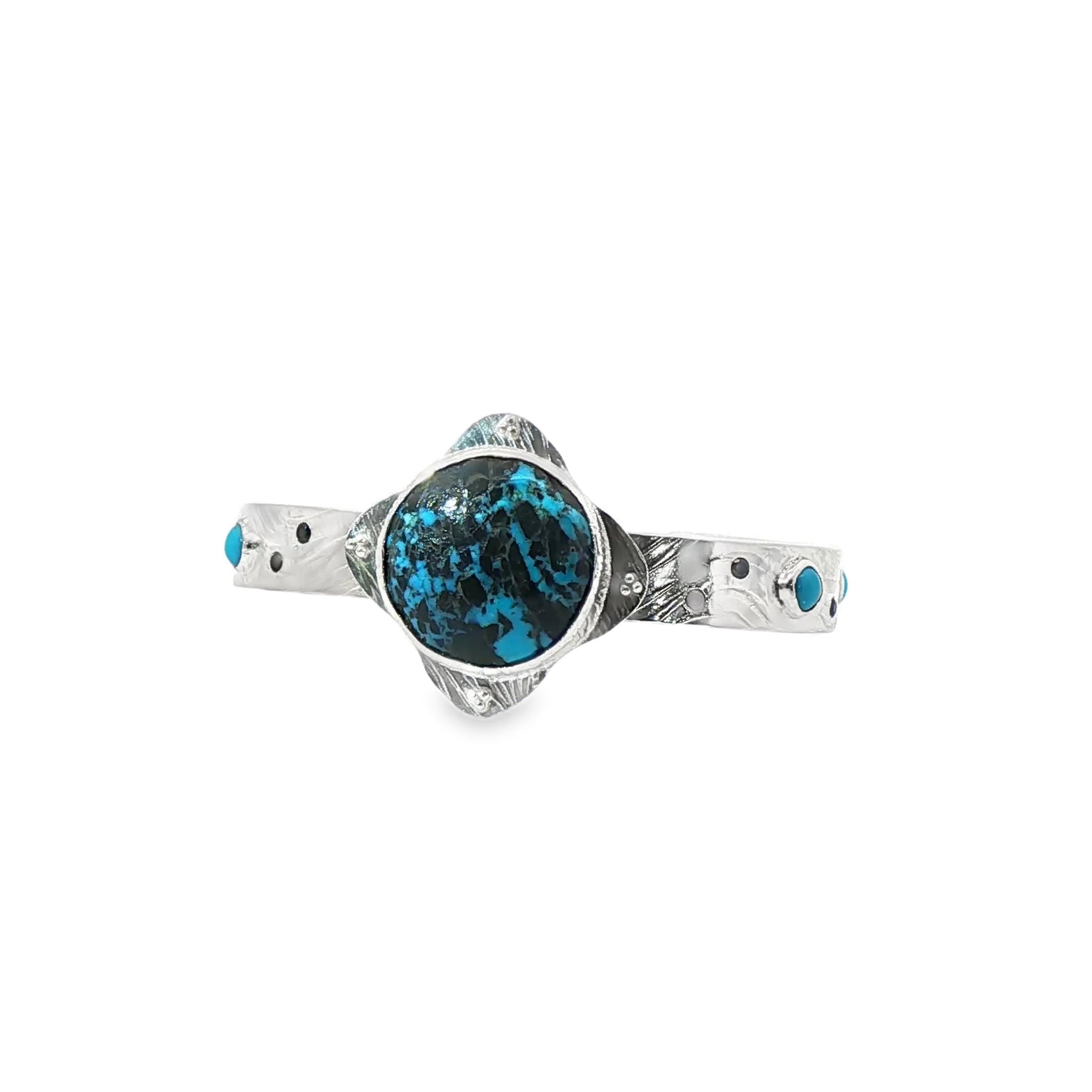 Yungai Turquoise Sterling Silver Cuff