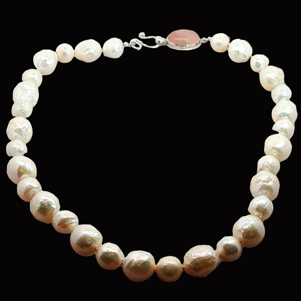Fantastical Kasumi-Style Ripple Pearl Necklace