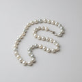Rare Akoya Silver-Blue Pearls/ 18K White Gold Clasp