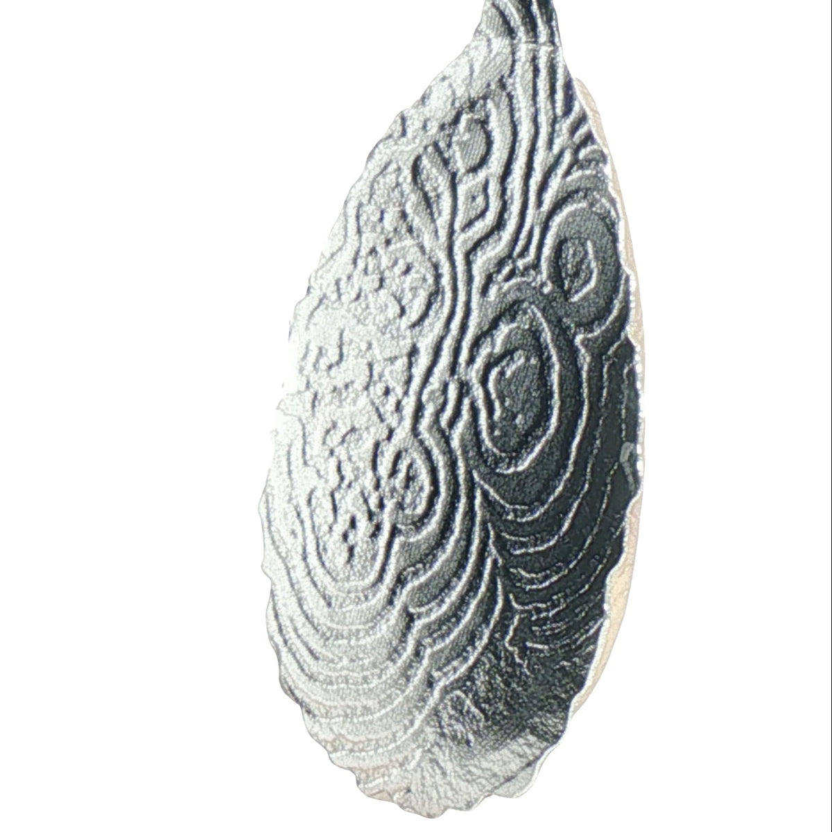 Contemporary Botswana Agate & Fossiled Ammolite,Mixed Metal Pendant